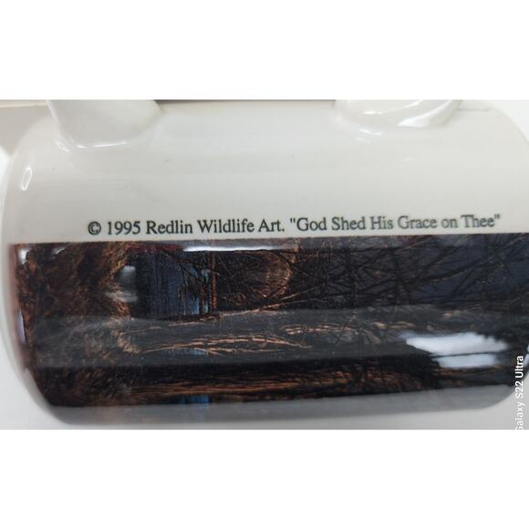 Terry Redlin 1995 "God Shed His Grace On Thee" Wildlife  Coffee Mug Collectible - Picture 6 of 7
